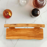 Cedar Roots Serving Stand Farmhouse wood pedestal stand plant holder
