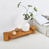 Cedar Roots Serving Stand Farmhouse wood pedestal stand plant holder