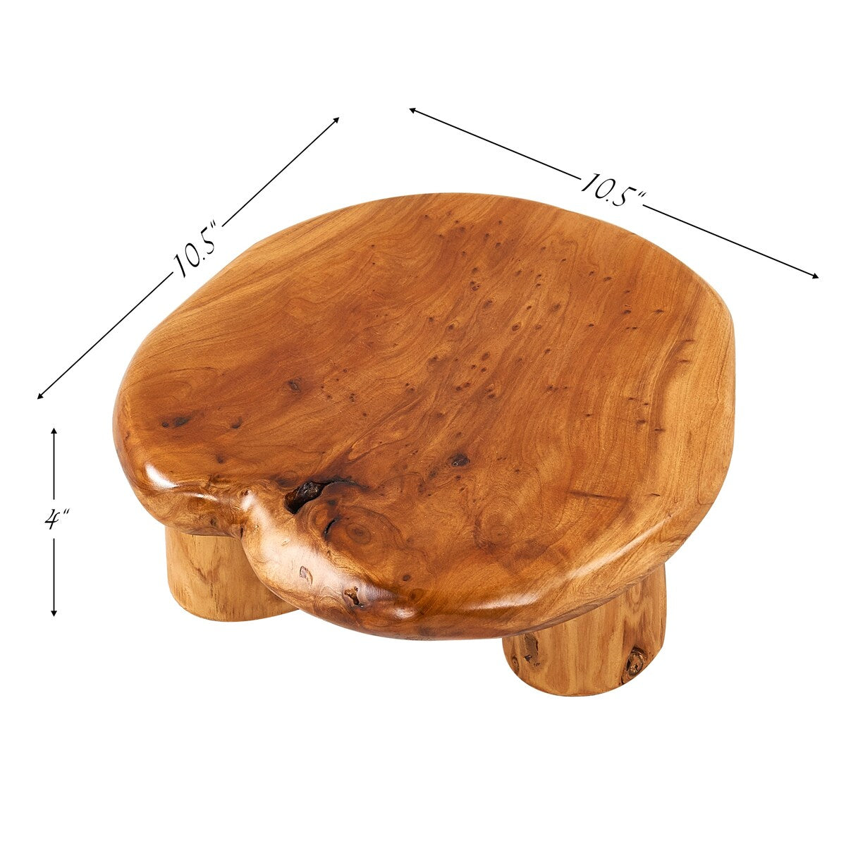 Cedar Roots Serving Stand Farmhouse wood pedestal stand plant holder