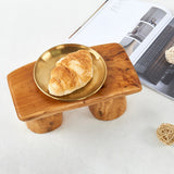 Cedar Roots Serving Stand Farmhouse wood pedestal stand plant holder