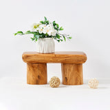 Cedar Roots Serving Stand Farmhouse wood pedestal stand plant holder