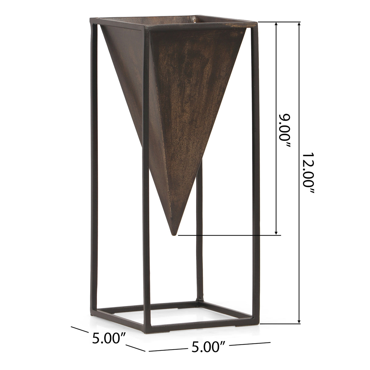 Cedarville Indoor Iron Handcrafted Decorative Frame Vase by Christopher Knight Home