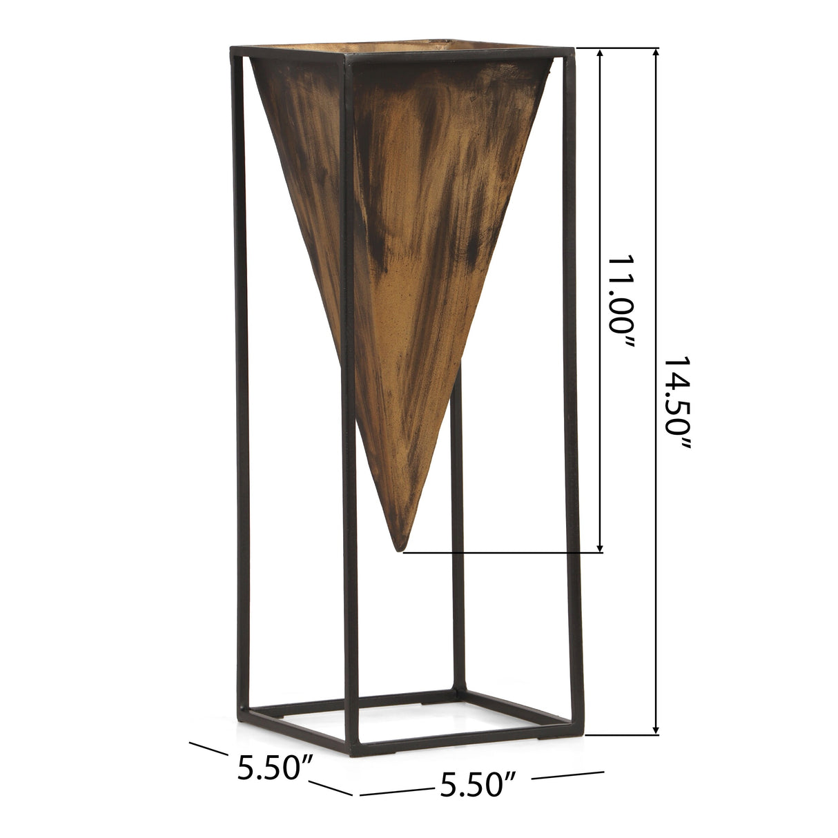 Cedarville Indoor Iron Handcrafted Decorative Frame Vase by Christopher Knight Home