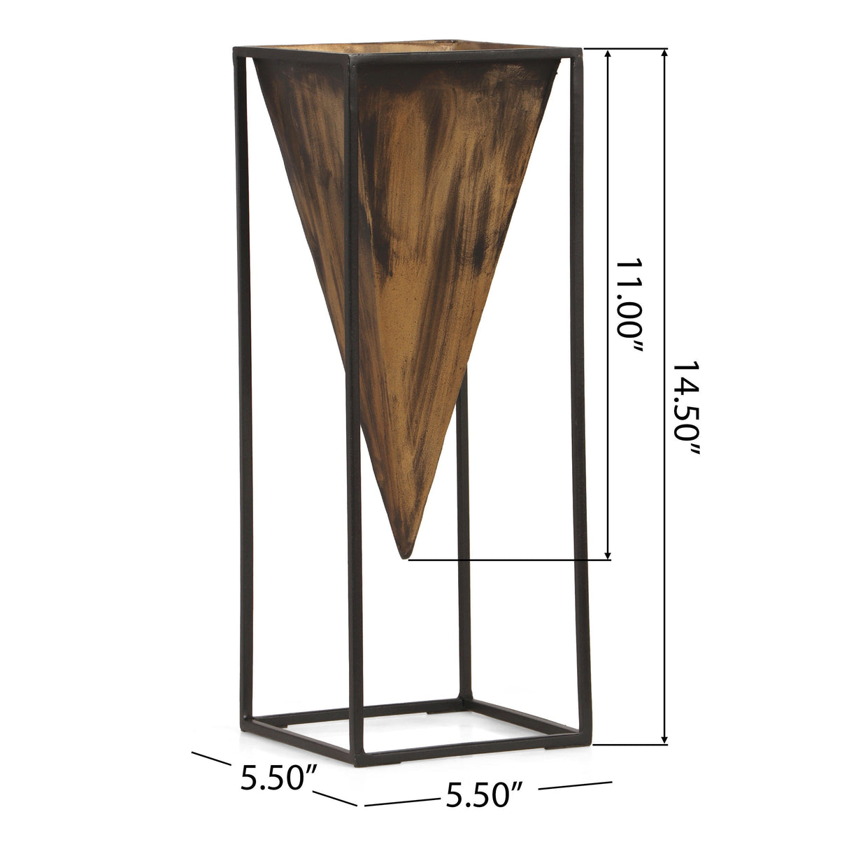Cedarville Indoor Iron Handcrafted Decorative Frame Vase by Christopher Knight Home