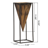 Cedarville Indoor Iron Handcrafted Decorative Frame Vase by Christopher Knight Home