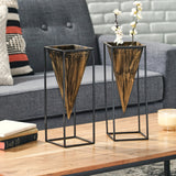 Cedarville Indoor Iron Handcrafted Decorative Frame Vase by Christopher Knight Home