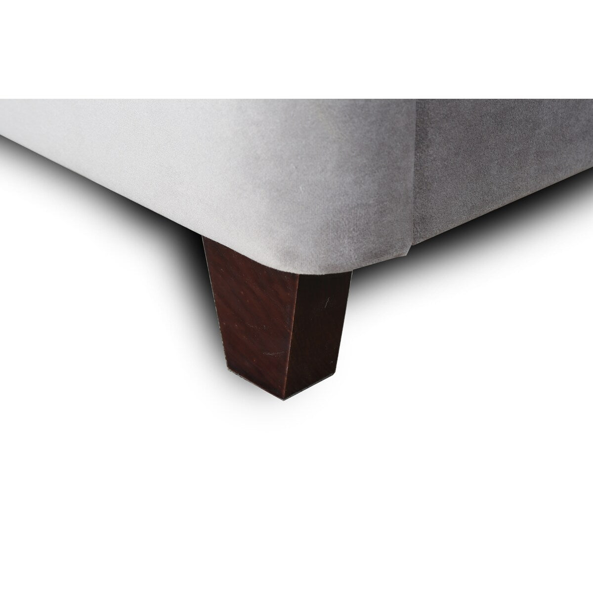 Ceets Sleek and Modern Velvet Upholstered Parlay Bed Frame