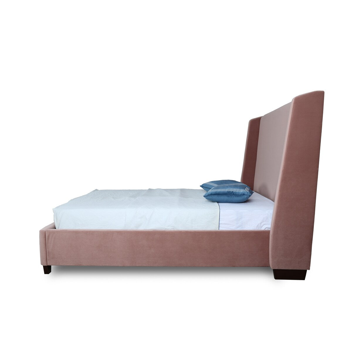 Ceets Sleek and Modern Velvet Upholstered Parlay Bed Frame