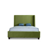 Ceets Sleek and Modern Velvet Upholstered Parlay Bed Frame