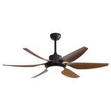 Ceiling Fan With Dimmable Led Light 5 ABS Blades Remote Control