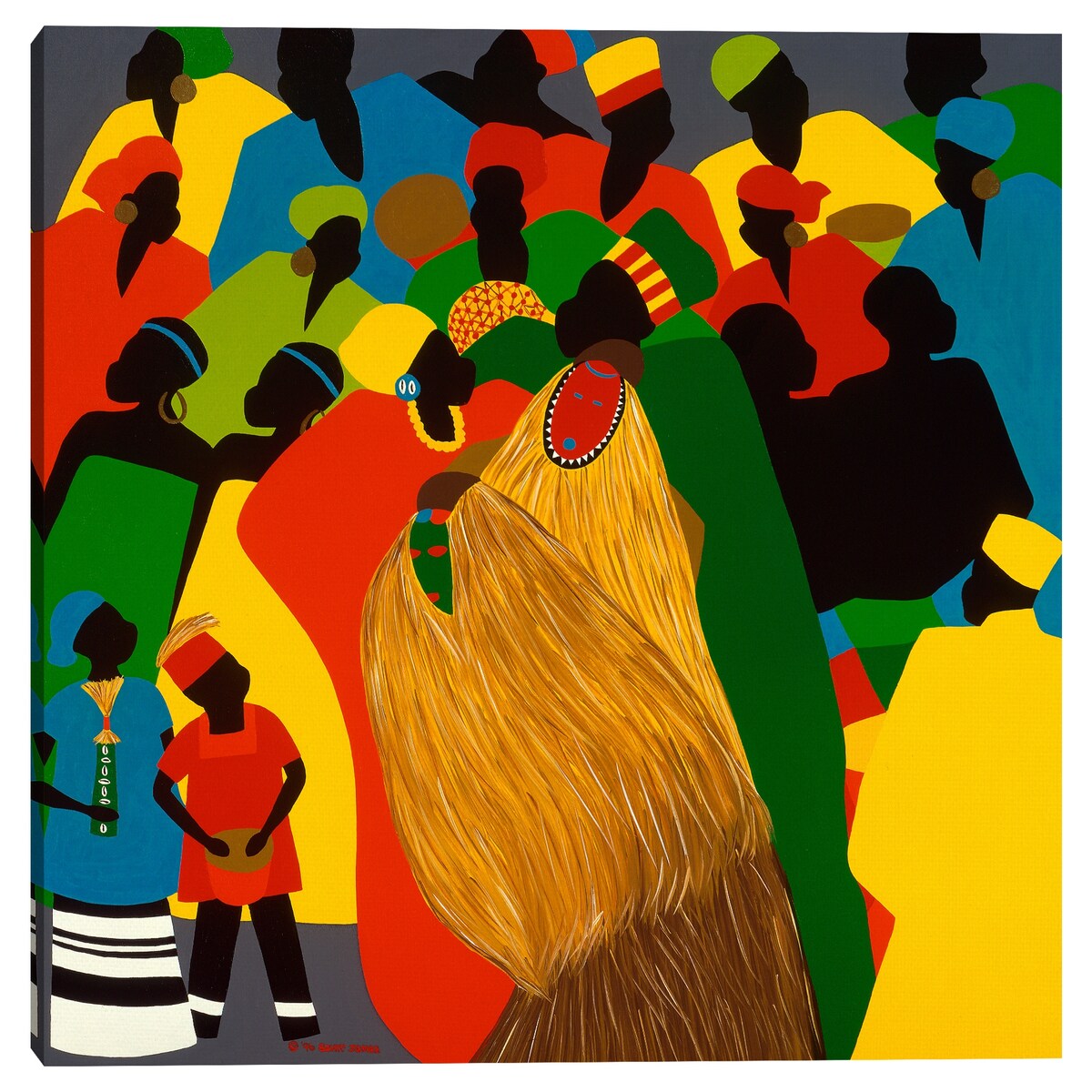 Celebration by Synthia SAINT JAMES Canvas Art Print
