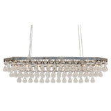 Celeste Oval Glass Drop Crystal Chandelier