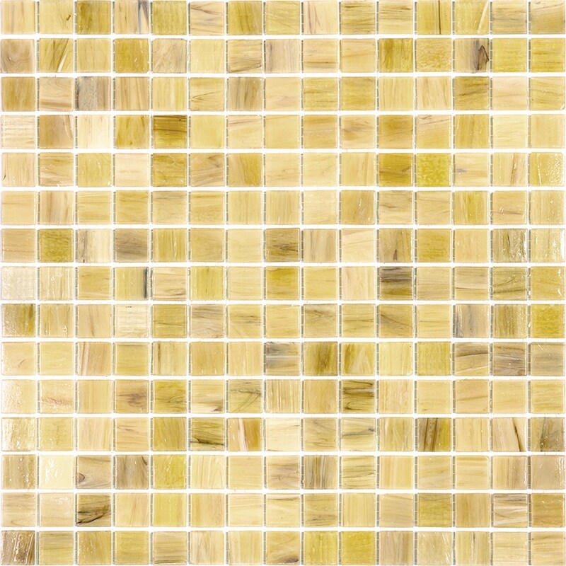 Apollo tile 12" x 12" Celestial Glossy Cream Beige Glass Tile (20 sq ft/case) - 20 Pack