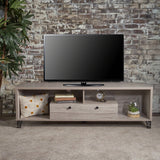 Celine Mid-Century Modern Faux Wood Entertainment Unit by Christopher Knight Home