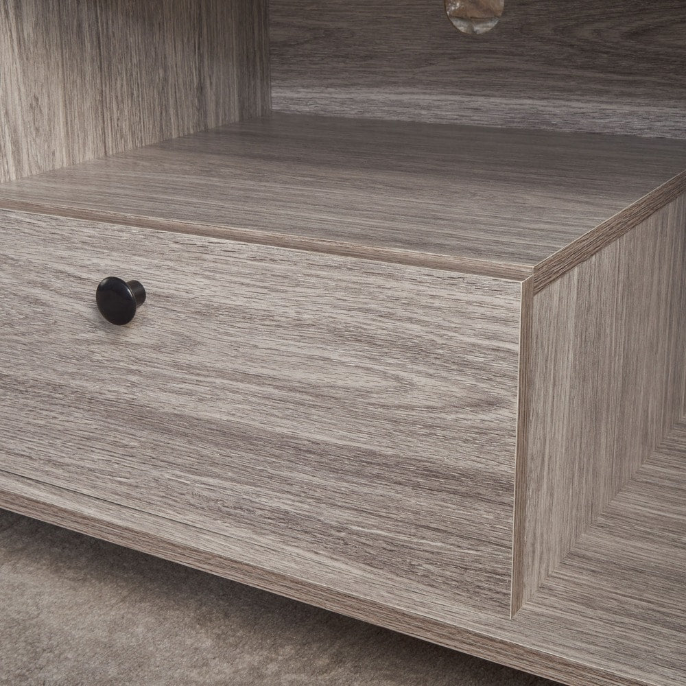 Celine Mid-Century Modern Faux Wood Entertainment Unit by Christopher Knight Home