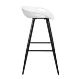 White Bar & Counter Stool(Set of 2)