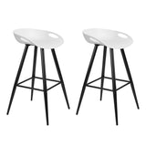 White Bar & Counter Stool(Set of 2)