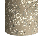 Cement Column Lamp with Edison Bulb and Speckles, Set of 4, Dark Gray