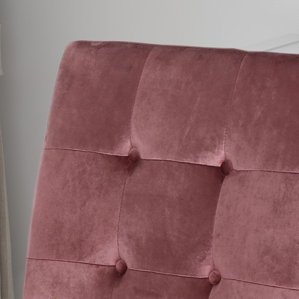 Centennial Glam Tufted Fabric Home Office Chair with Swivel Base by Christopher Knight Home - N/A