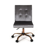 Centennial Glam Tufted Velvet Office Chair by Christopher Knight Home - N/A