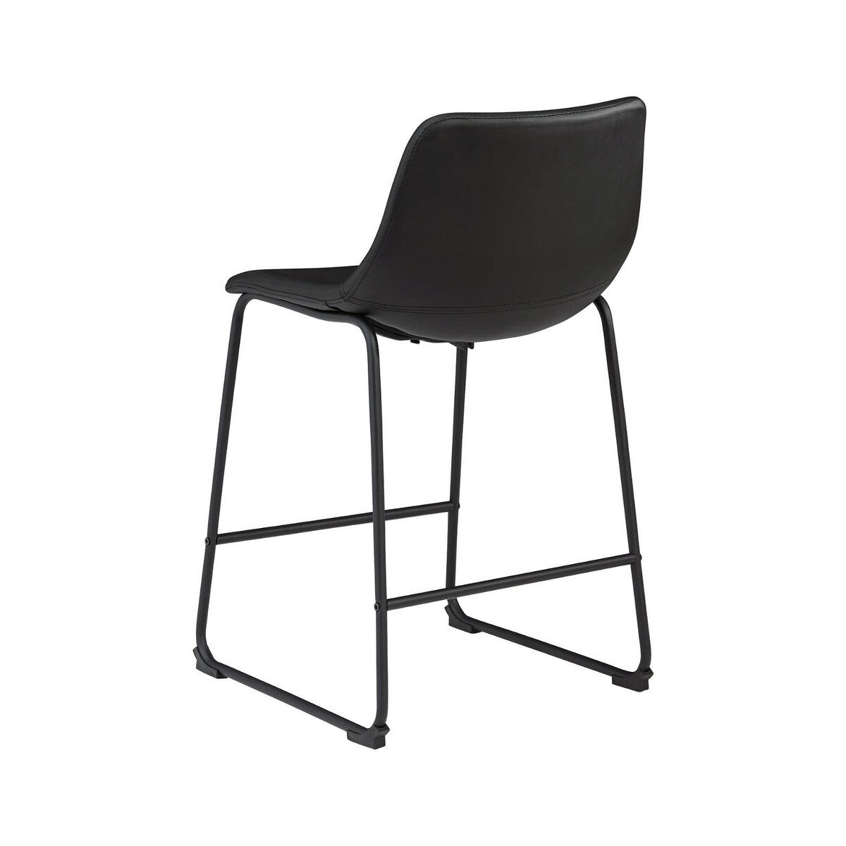 Signature Design by Ashley Centiar Black Bar Stool (Set of 2)