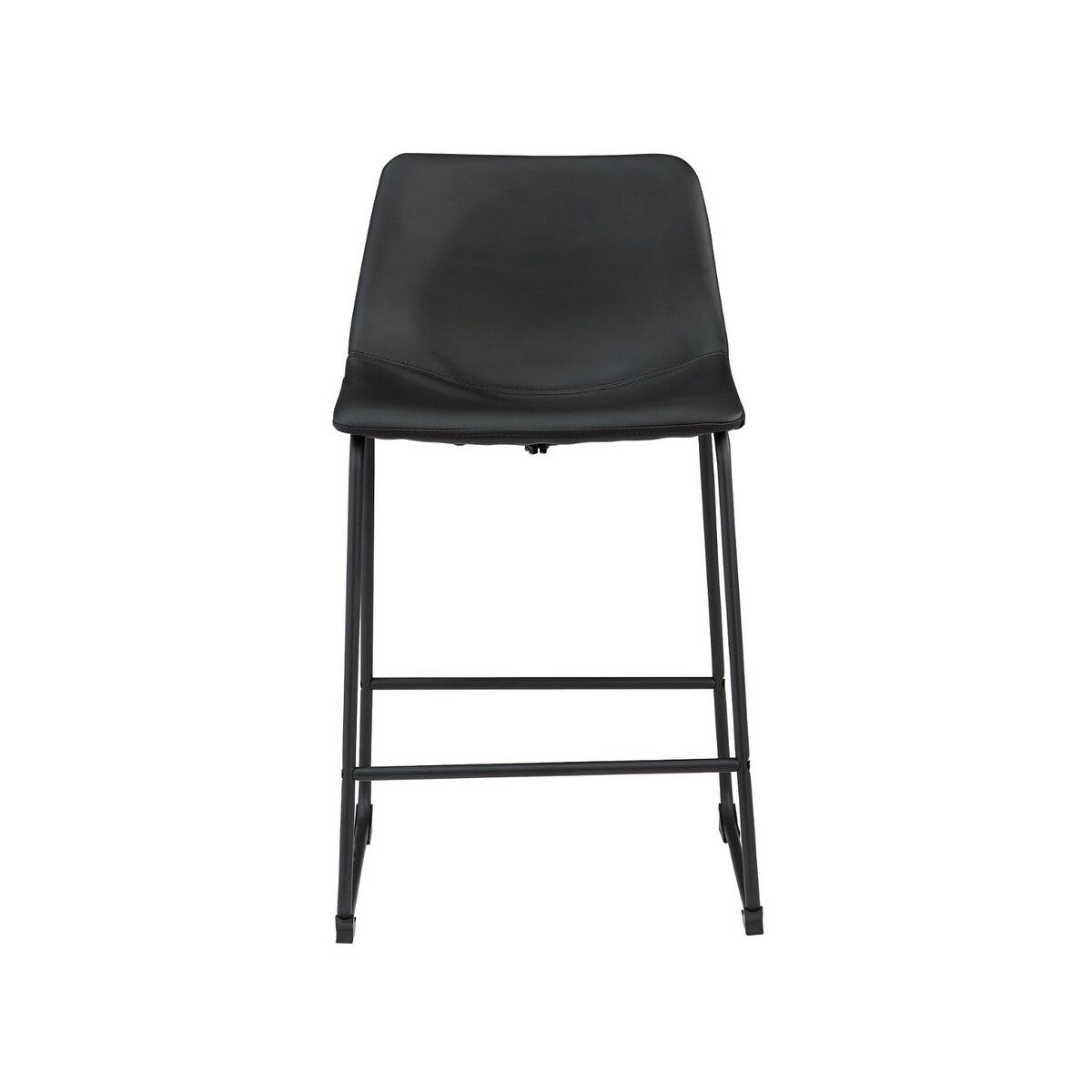 Signature Design by Ashley Centiar Black Bar Stool (Set of 2)