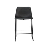 Signature Design by Ashley Centiar Black Bar Stool (Set of 2)