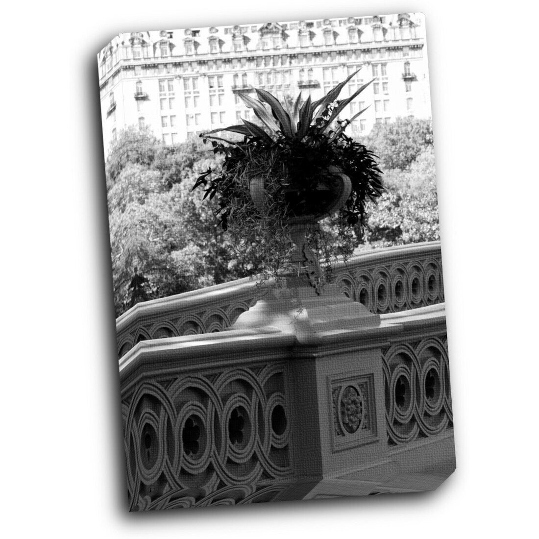 Central Park Bridge 5 16x20 Gallery Wrapped Stretched Canvas