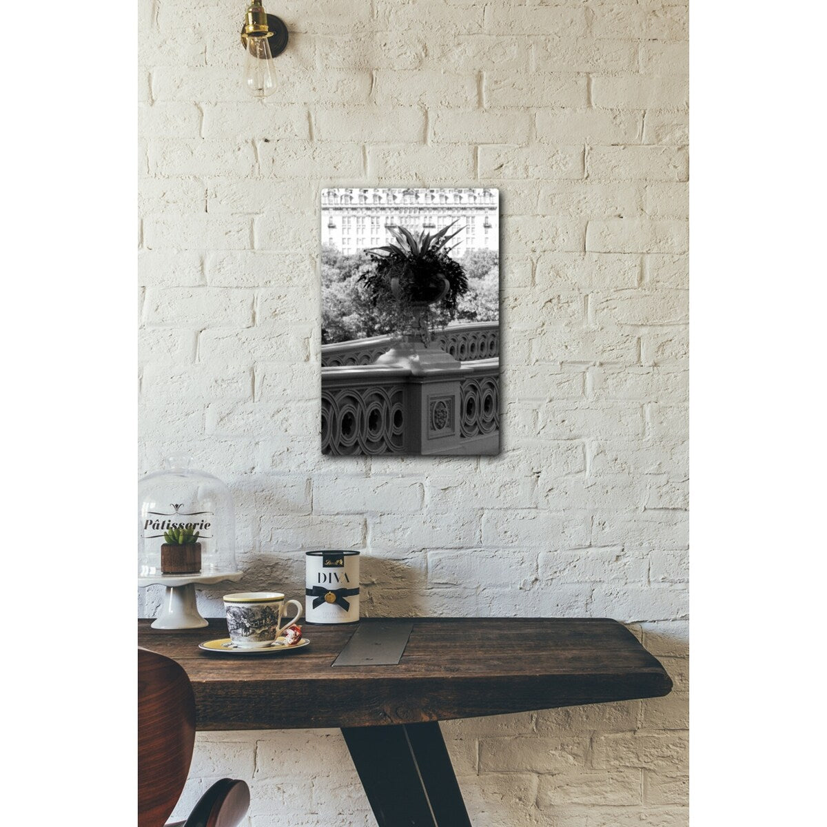 Central Park Bridge 5 16x20 Gallery Wrapped Stretched Canvas