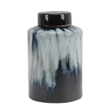 Ceramic 13.5" Covered Jar, Multi