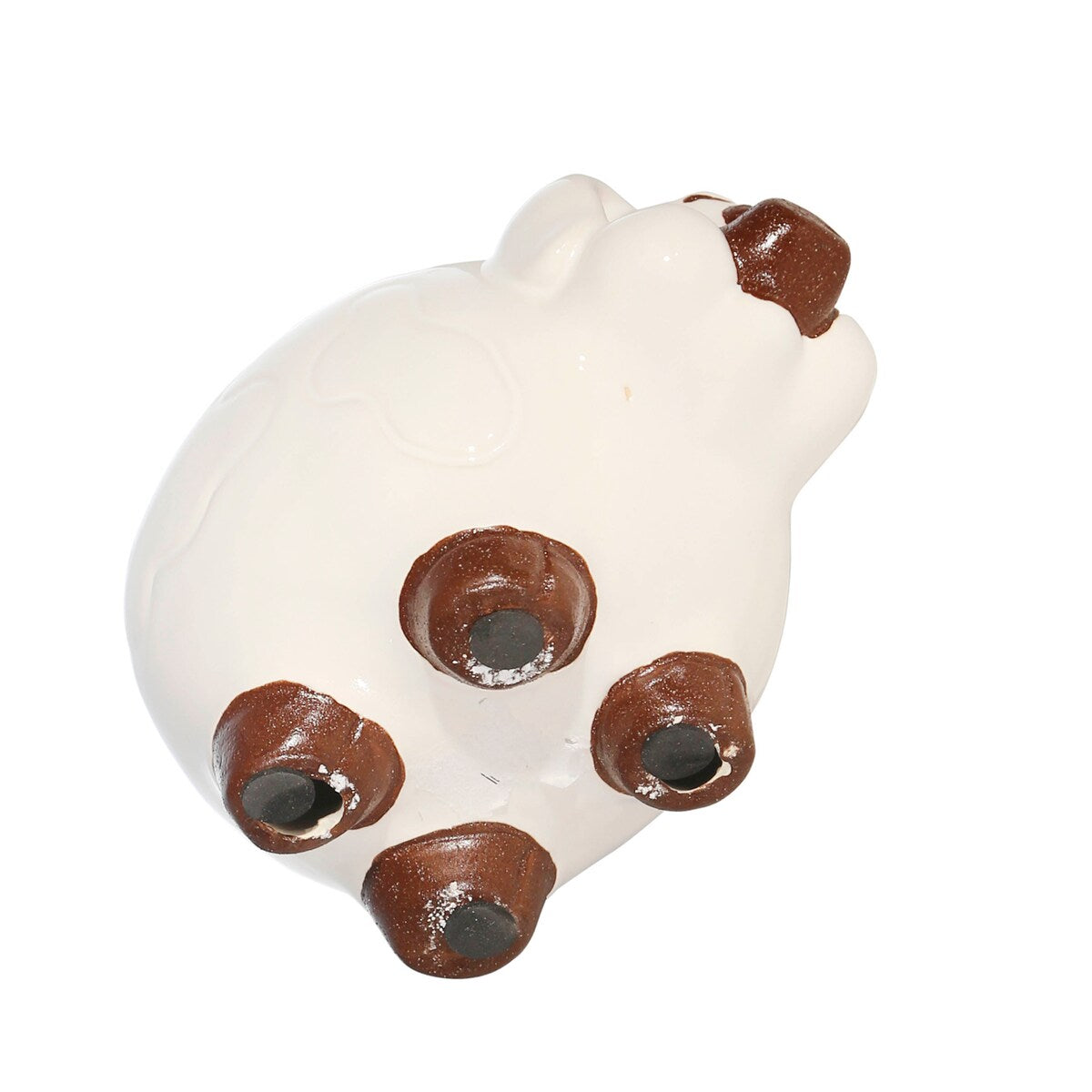 Ceramic 5" Barn Pig, Ivory, , 4.5"H, - 6.75" x 4.5" x 4.5"