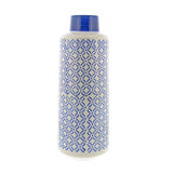 Benzara Blue Ceramic Aristocratic Vase