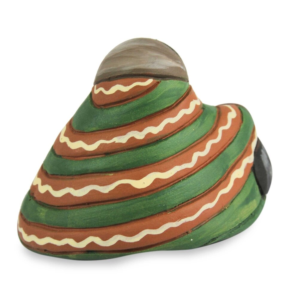 Handmade Ceramic Figurine, 'Andean Mother' (Peru)