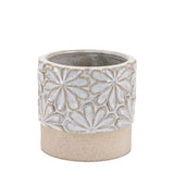 Ceramic Floral Planter (Set of 2)
