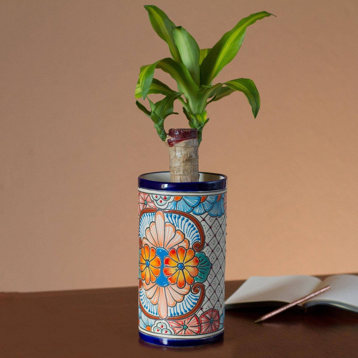 Ceramic vase, 'Garden Gift'