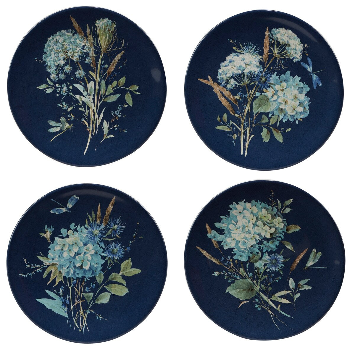 Certified International Bohemian Blue 16-piece Dinnerware Set, Service for 4