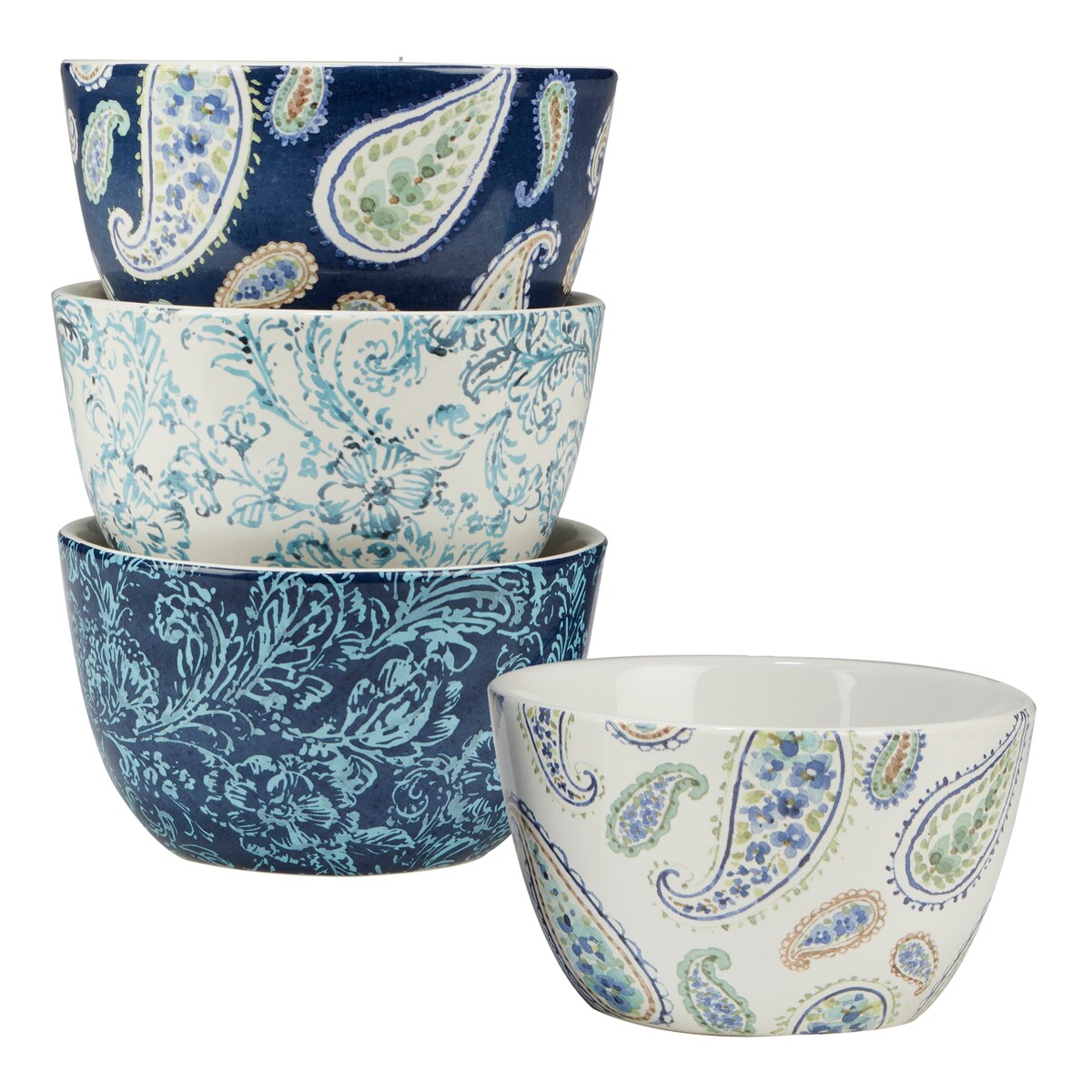 Certified International Bohemian Blue 16-piece Dinnerware Set, Service for 4