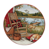 Certified International Lake Retreat 9-inch Salad/Dessert Plates, Set of 4