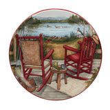 Certified International Lake Retreat 9-inch Salad/Dessert Plates, Set of 4