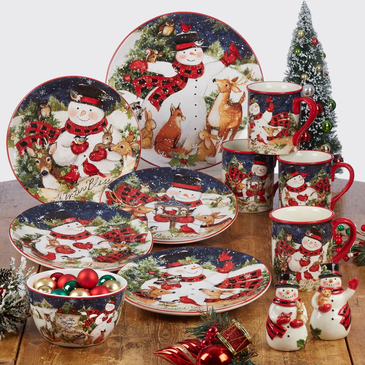 Certified International Magic Of Christmas Santa 36 oz. Soup/Cereal Bowls (Set of 4)