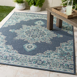 Cesare Medallion Indoor/ Outdoor Area Rug - 7'3" Round - 7'3" Round