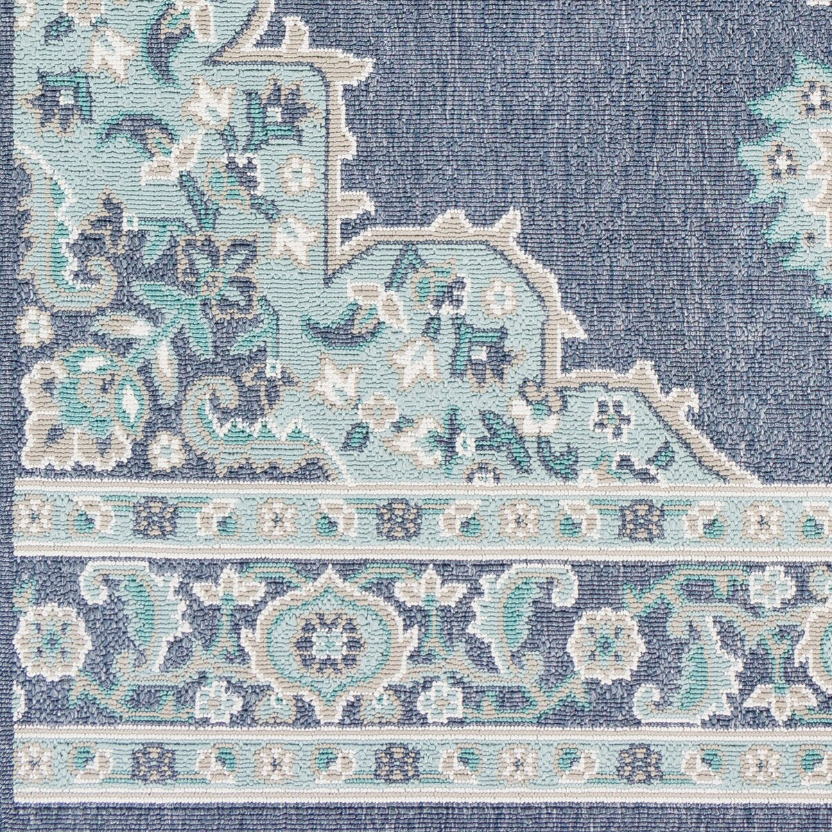 Cesare Medallion Indoor/ Outdoor Area Rug - 7'3" Round - 7'3" Round