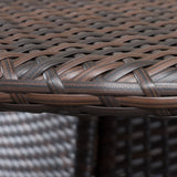 Ceylon Outdoor 3-piece Wicker Bistro Set by Christopher Knight Home