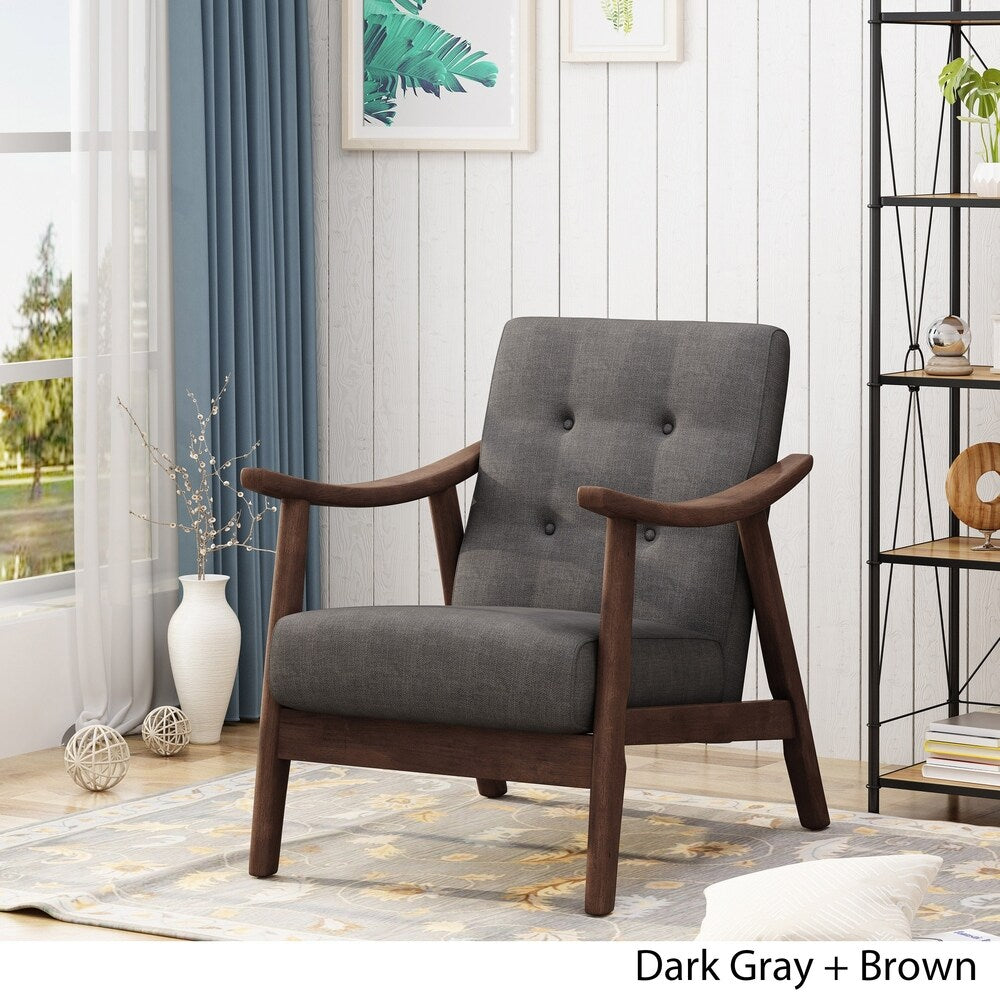 Chabani Mid-Century Modern Accent Chair by Christopher Knight Home