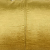 Chad 26 Inch Velvet Decorative Lumbar Throw Pillow, Plush, Gold