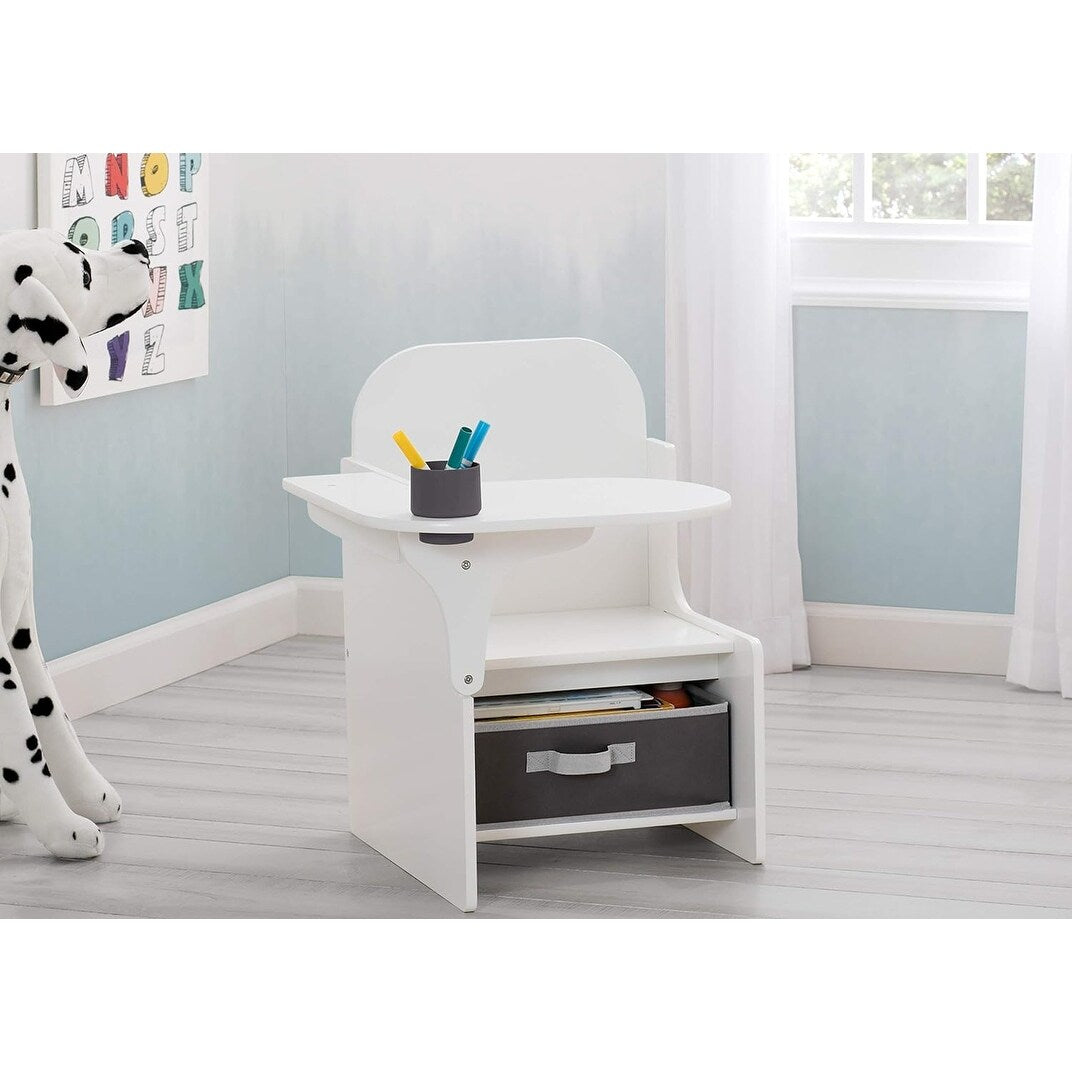 Chair Desk With Storage Bin