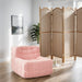 Chair Sofa Sherpa Beanbag Chair Couch Armless Tufted Bean Bag Lounge Soft Comfy Chair, Beige