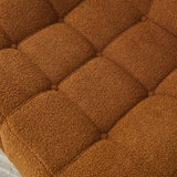 Chair Sofa Sherpa Beanbag Chair Couch Armless Tufted Bean Bag Lounge Soft Comfy Chair, Beige