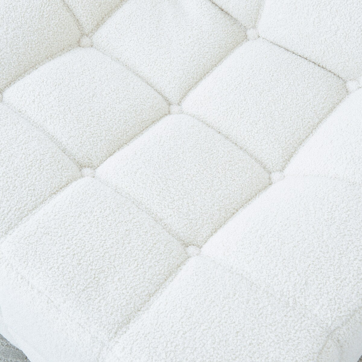 Chair Sofa Sherpa Beanbag Chair Couch Armless Tufted Bean Bag Lounge Soft Comfy Chair, Beige
