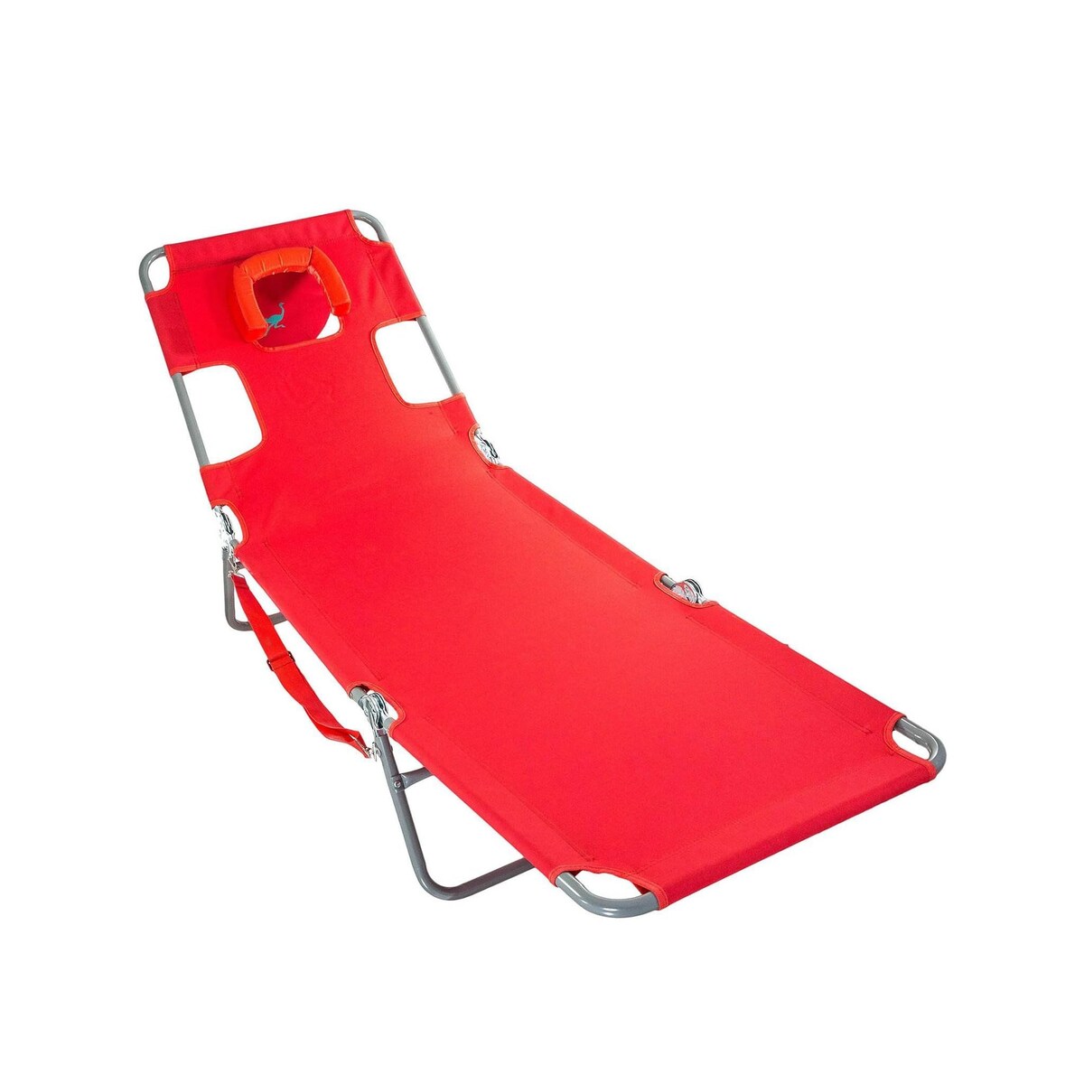 Chaise Lounge Beach Chair with Face Hole Versatile, Folding Lounger,Sunbathing and Reading on Stomach Deluxe,Foldable Laying Out